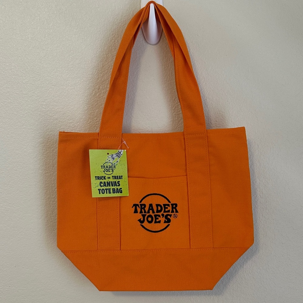 Trader Joe’s Trick or Treat Canvas Tote Bag - Picture 1 of 3